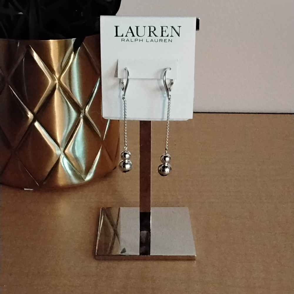Lauren Ralph Lauren Silver Drop Earrings